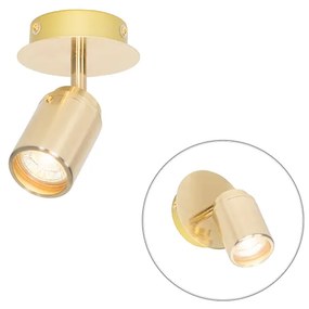 Modern fürdőszoba spotlámpa sárgarézzel IP44 - Ducha