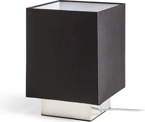 RENDL MONACO asztali lámpa fekete króm 230V LED E27 15W