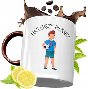Bordó Bögre Labdarúgónak Születésnapi Ajándék fényképes nyomtatással