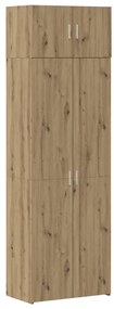 Tárolószekrény Kézműves tölgy 70x42.5x225 cm Mérnöki fa