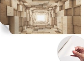 Öntapadós fotótapéta a konyhába Mosható fa alagút 250x104 cm