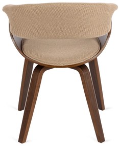 Elegáns Étkezőszék Bézs/Dió Színben. GARY 2