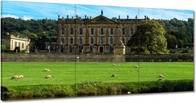 Vászonkép 180x90 Bárányok a gyepen