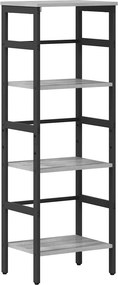 vidaXL Könyvespolc Szürke Sonoma 40 x 29,5 x 115 cm Faanyag