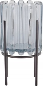 Üveg gyertyatartó kék asztal komód nappali étkező Stilt Lines XX