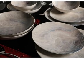 24 részes barna porcelán étkészlet