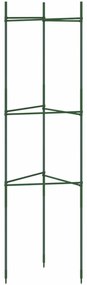 4 db acél és PP paradicsomketrec 116 cm