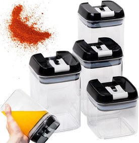 Konyhai ételtároló dobozok tésztatartó tömítéssel 4 db-os szett