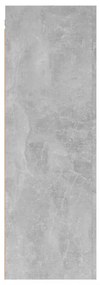 betonszürke szerelt fa TV-szekrény 30,5 x 30 x 90 cm