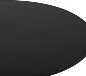 AVENBERG ORBIS Étkezőasztal - Ø80, fekete