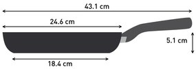 Kerámia-alumínium serpenyő ø 24 cm Renew On – Tefal