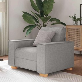 felhőszürke szövet kanapéfotel 60 cm