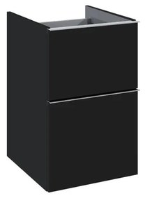 AREZZO design MONTEREY 40 cm-es alsószekrény 2 fiókkal Matt fekete színben