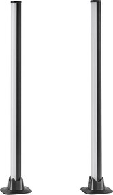 Fekete fém LED asztali lámpa (magasság 55 cm) Boy – Reality