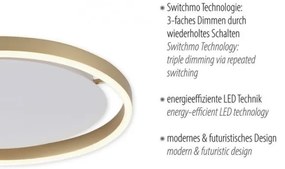 Leuchten Direkt 15391-60 - LED Dimmelhető mennyezeti lámpa RITUS LED/20W/230V