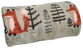 Takaró Polár Karácsonyi Rókák 150x200cm TiaHome