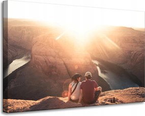 Vászonkép Grand Canyon Pár Nap Folyó 90x60