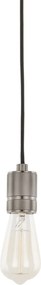 ITALUX DS-M-010-MATT-BLACK CASA Egyágú Függesztett Lámpa Fém E27 IP20