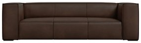 Sötétbarna bőr kanapé 227 cm Madame – Windsor & Co Sofas