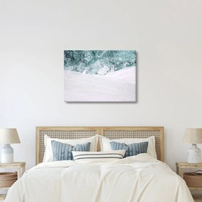 Kép - Türkiz absztrakció (70x50 cm)