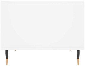 vidaXL fehér szerelt fa dohányzóasztal 60x50x40 cm