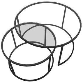 KÉSZLET 2x BELARUS konferencias asztal fekete