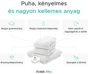 Comfort Maxi fürdőlepedő 100x180 cm fekete, 100% pamut