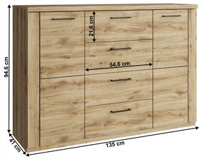 Komód DORIS (navarra tölgy). 1091499