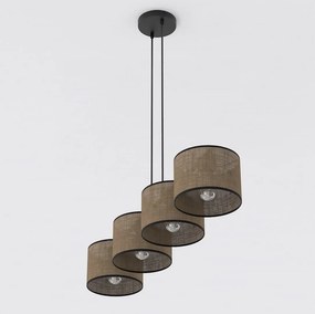 Emibig modern függeszték eco barna fekete emi1657/4