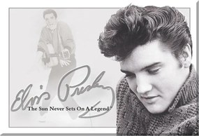 Fém tábla ELVIS PRESLEY- The Sun Never Sets On A Legend