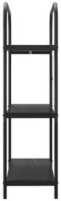 Könyvespolc Musta tammi 80 x 30 x 109 cm Faanyag