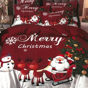 Ágynemű Homa PAULA Merry Christmas 3 részes 140x200 cm