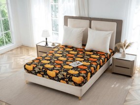 Mikroszálas lepedő ORANGE PUMPKINS színes 90x200 cm