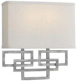Hinkley HK-LANZA2-AN - Fali lámpa LANZA 2xE14/60W/230V króm