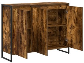 Oldalsó szekrény Füstös tölgy 96,5 x 30 x 75 cm Faanyag