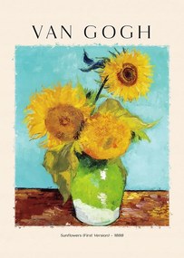 Van Gogh Napraforgók poszter 30x40cm #317