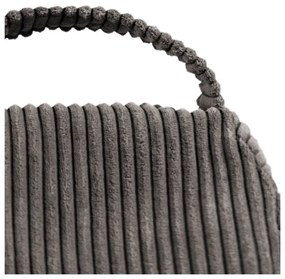 Világosszürke kordbársony gyerek babzsákfotel Game Amuse – SLOWDOWN