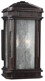 ELSTEAD FE-FEDERAL-S FEDERAL Klasszikus Kültéri Fali Lámpa Antik Bronz E27 IP44
