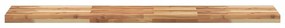 olajbevonatú tömör akácfa függőpolc 160 x 30 x 4 cm