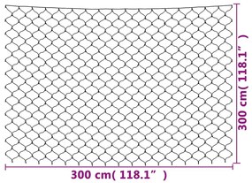 kültéri hálós meleg fehér karácsonyi világítás 306 LED 3 x 3 m
