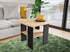 Dohányzóasztal Kessar (fekete + arany craft tölgy) . 1103721
