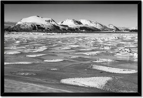 Poszterek keretben 60x40 Tél Norvégia Tó