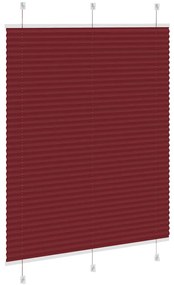 pliszírozott redőny Bordeaux piros 110x150 cm szövetszélesség