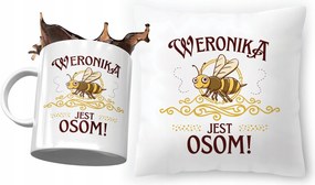 Veronika párna ajándék bögre szett fényképes nyomtatással