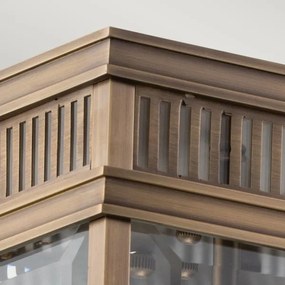 Elstead HOLBORN-F-DB - Kültéri mennyezeti lámpa HOLBORN 2xE27/60W/230V IP44