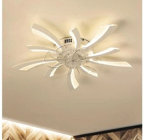 Brilagi Brilagi LED dimmelhető lámpa ventilátorral 50W 230V 3000-6500K fehér+DO BG1611