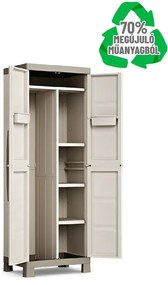 Keter Két részre osztott zárható Excellence Utility műanyag szekrény