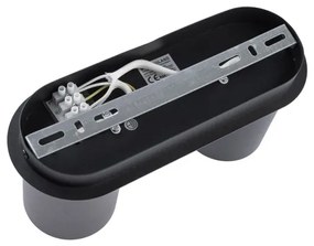 Spotlámpa CREEP 2xGU10/25W/230V fekete