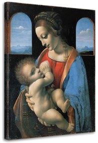 Gario Vászonkép Madonna litta - Leonardo da Vinci reprodukció Méret: 40 x 60 cm