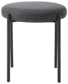 Sötétszürke fém ülőke Pelican – Unique Furniture